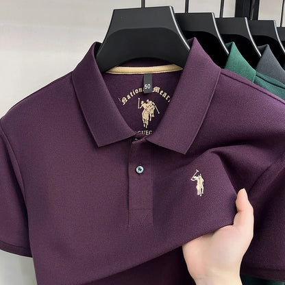 Camisa Polo 100% Algodão de Manga Curta