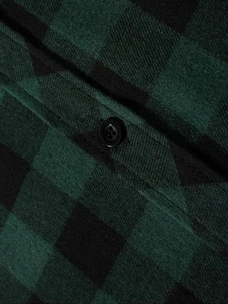 Camisa Xadrez com Capuz