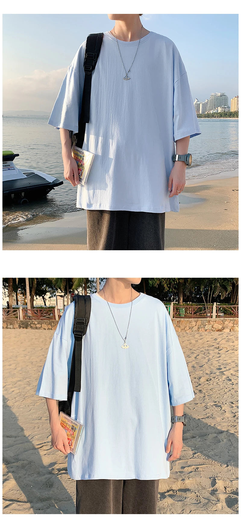 Camiseta de Manga Curta Oversized