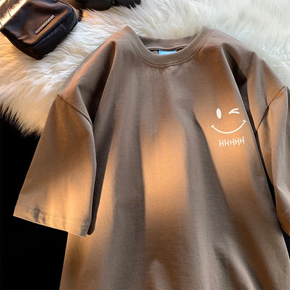 Camiseta Manga Curta Oversized e Folgada