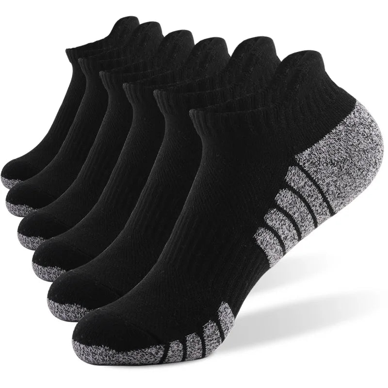 3 Pares de Meias de Corrida com Sola de Toalha Grossa