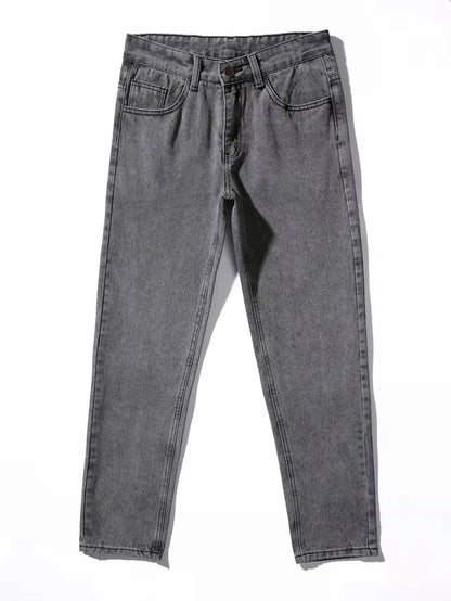 Calça Jeans com Elasticidade Estilo Clássico