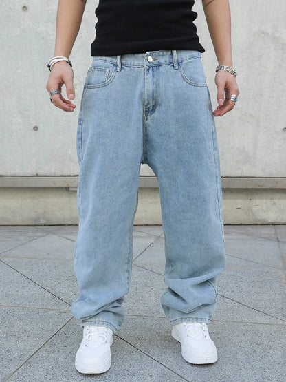 Calça Jeans com Caimento Amplo (Baggy)
