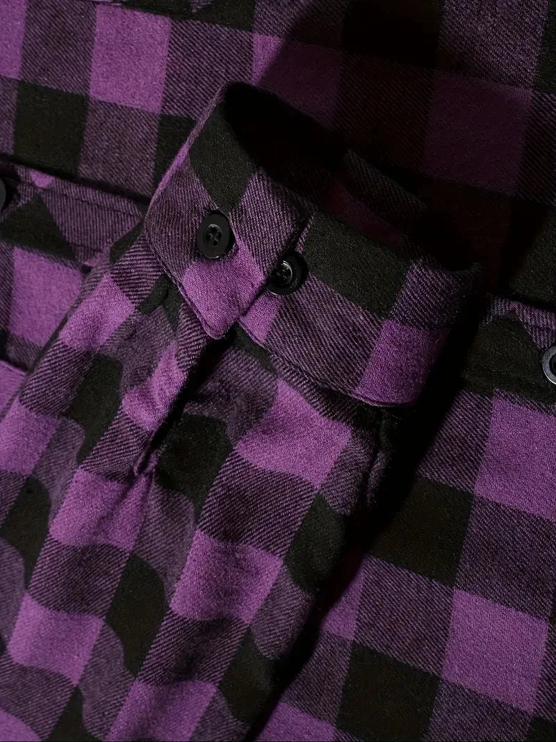 Camisa Xadrez com Capuz