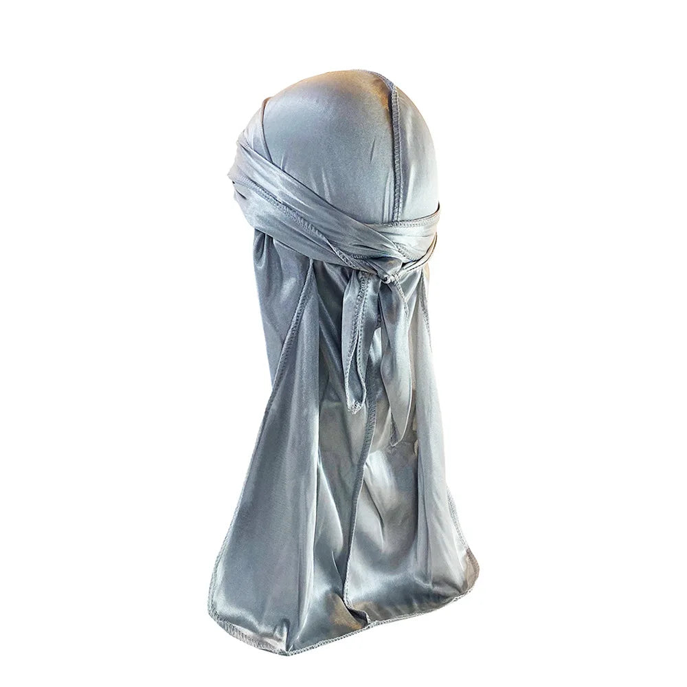 Unisex Durag de Seda para Homens e Mulheres