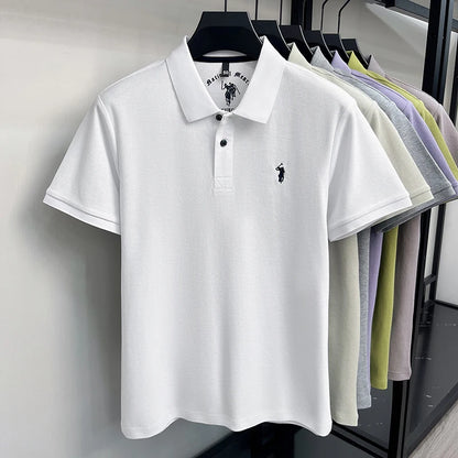 Camisa Polo 100% Algodão de Manga Curta