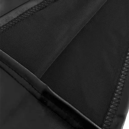 Saia Curta de Couro Sintético (Faux Leather)
