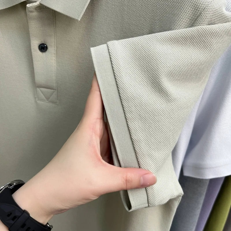 Camisa Polo 100% Algodão de Manga Curta