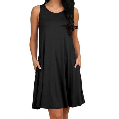 Vestido Estilo Camiseta Casual