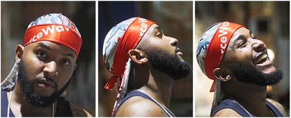 1-4 unidades — Novo Durag Silk Plus (Alta Densidade), Bandana, Turbante, Chapéu Masculino Respirável, Doo Rag de Cauda Longa para Homens, Touca de Pirata, Faixa de Cabeça.