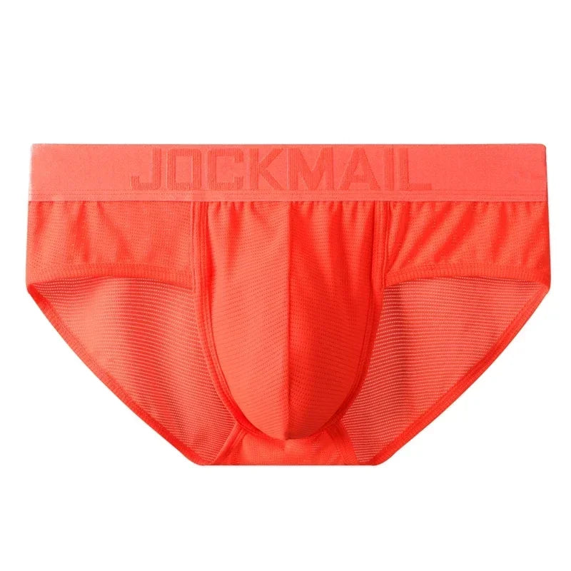 Cuecas Estilo Slip e Bikini em Mesh de Nylon
