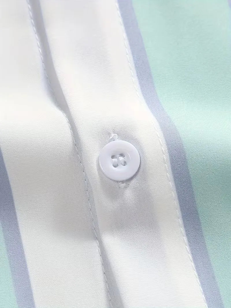Camisa Casual de Estilo Simples e Versátil