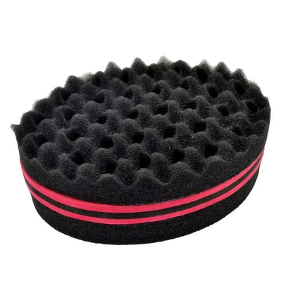 Esponja Escova de Cabelo Mágica de Lado Duplo para Twists