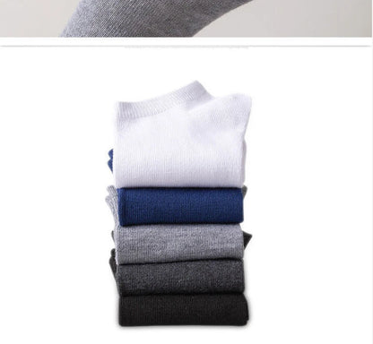 Kit com 5 ou 10 Pares de Meias Curtas Esportivas de Algodão