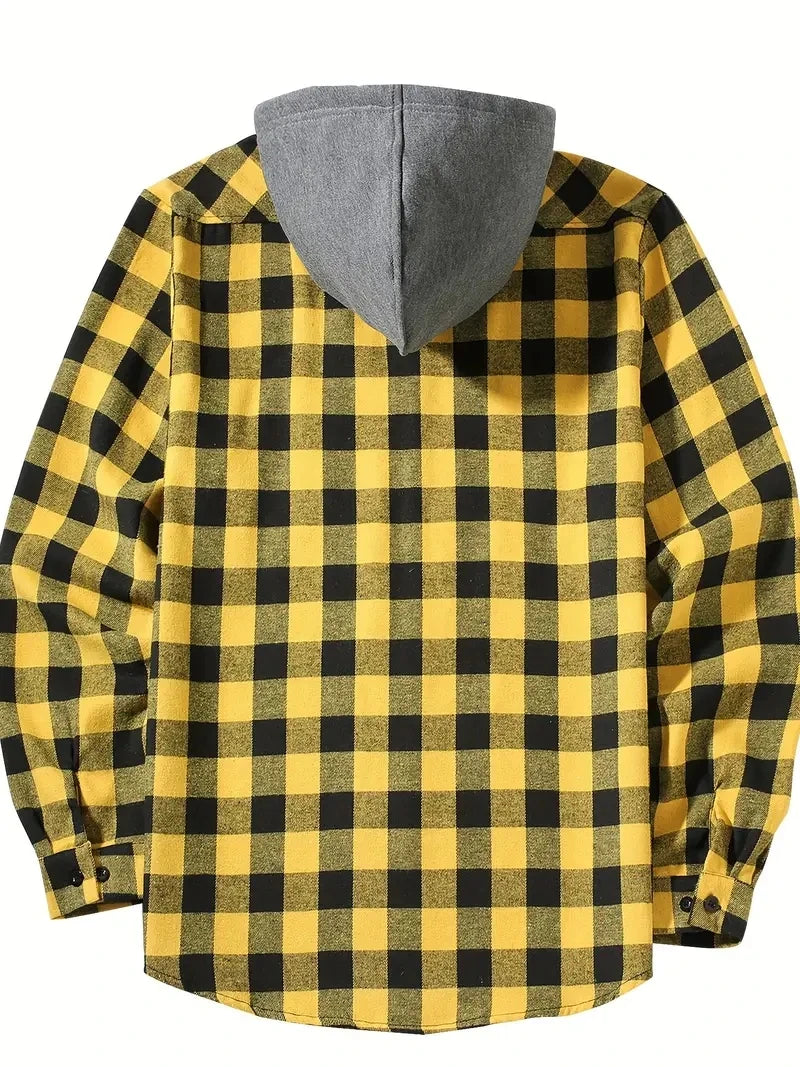Camisa Xadrez com Capuz