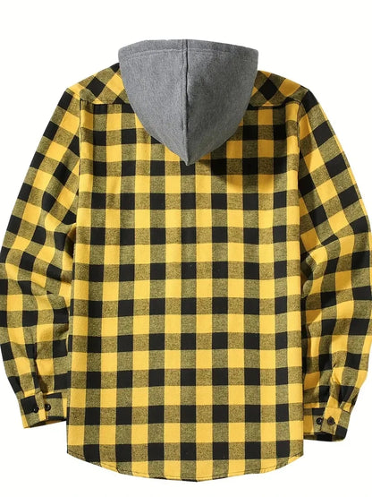 Camisa Xadrez com Capuz