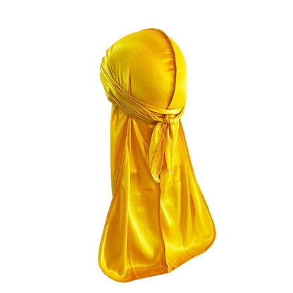 1-4 unidades — Novo Durag Silk Plus (Alta Densidade), Bandana, Turbante, Chapéu Masculino Respirável, Doo Rag de Cauda Longa para Homens, Touca de Pirata, Faixa de Cabeça.