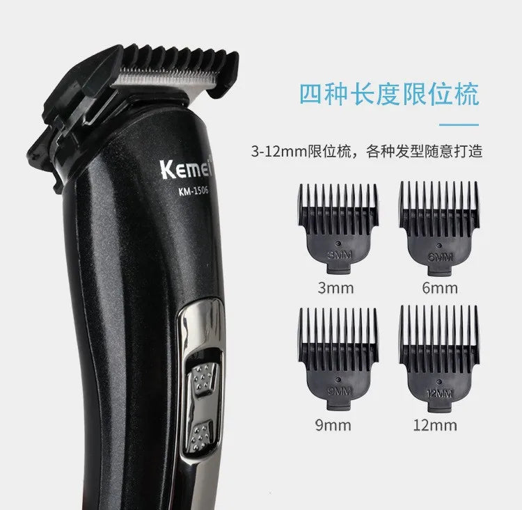 Máquina de Cortar Cabelo Kemei Km-809A Km-1506 Km-1102