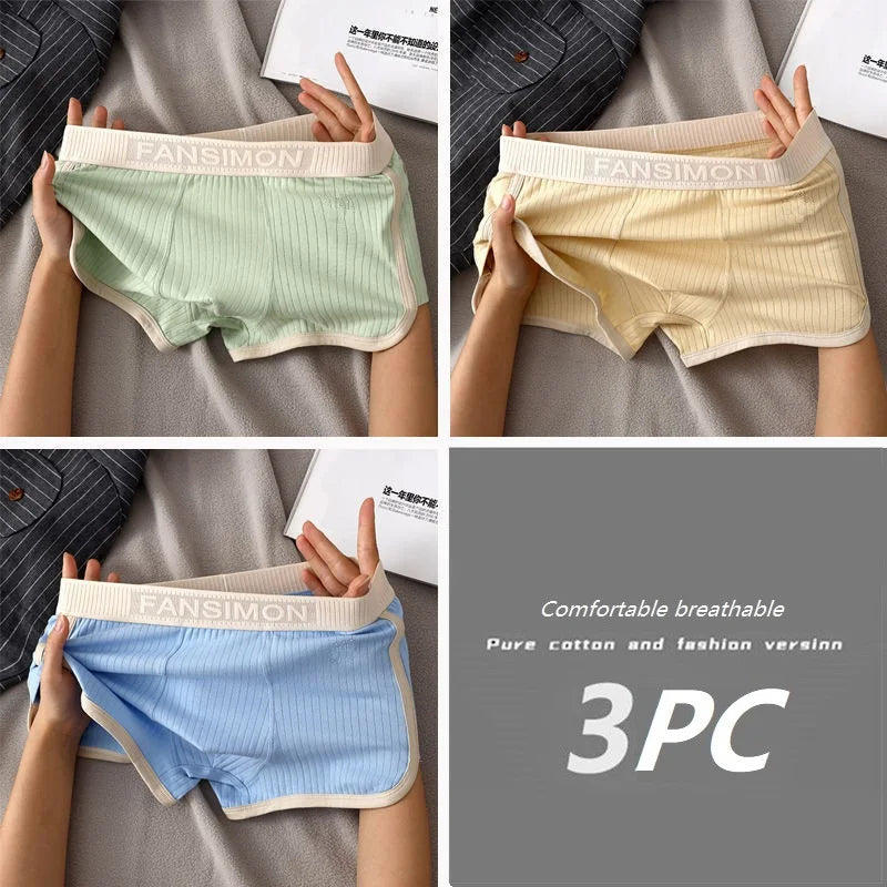 Kit 1 ou 3 Unidades de Cuecas Boxer Masculinas