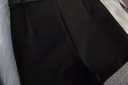 Short Feminino de Alfaiataria  de Cintura Alta
