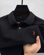 Camisa Polo 100% Algodão com Bordado de Cavalo
