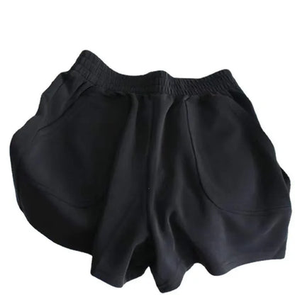 Shorts Esportivo de Tecido Fino de Cintura Alta Solta