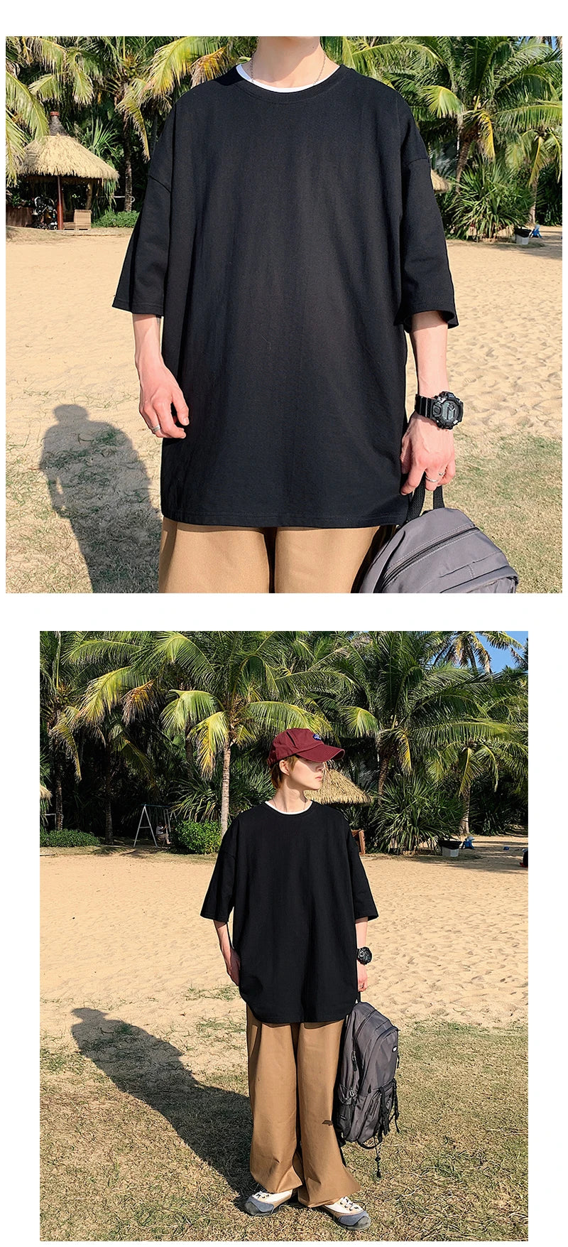 Camiseta de Manga Curta Oversized