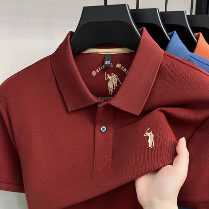 Camisa Polo 100% Algodão de Manga Curta