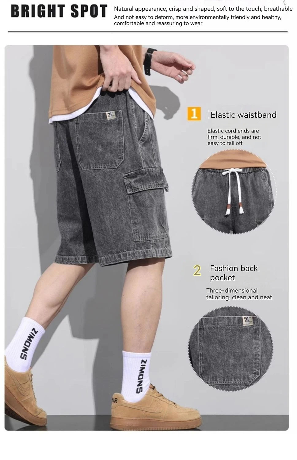 Shorts Jeans Cargo