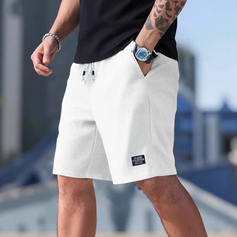 Short Esportivo Masculino de Tecido Texturizado