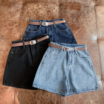 Short Jeans Feminino de Cintura Alta