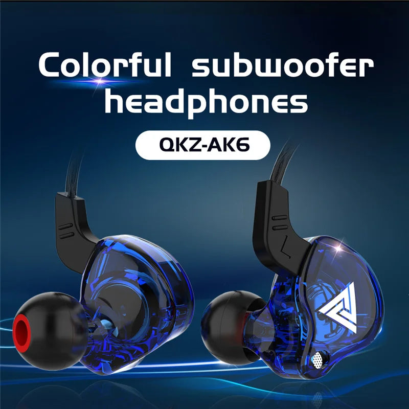 Fone de Ouvido QKZ AK6 com Driver de Cobre