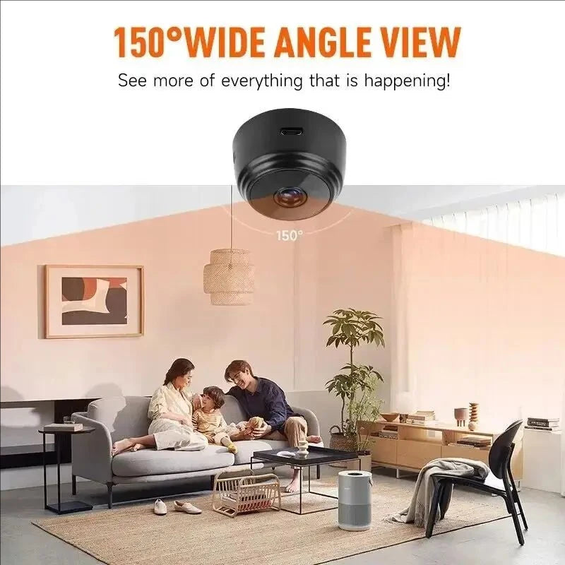 Câmera Mini A9 WiFi Monitoramento Sem Fio