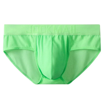 Cuecas Estilo Slip e Bikini em Mesh de Nylon
