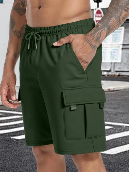 Bermudas Cargo com Vários Bolsos