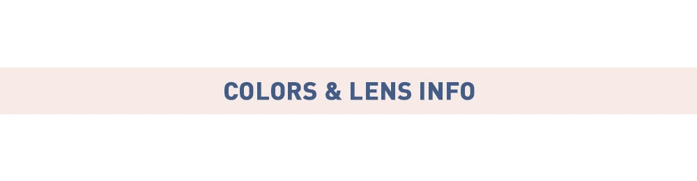Lentes para Olhos Azuis, Verdes Naturais, Castanhos e Cinzas