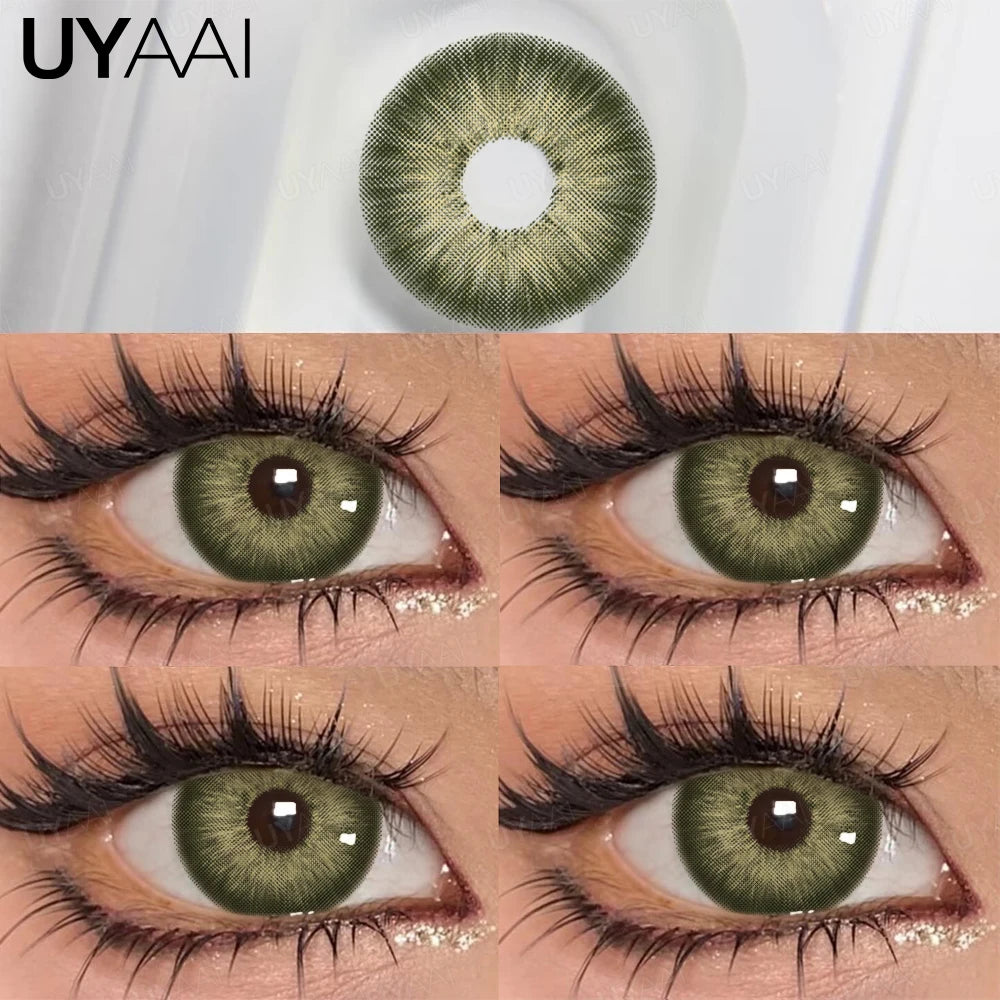 Lentes para Olhos Azuis, Verdes Naturais, Castanhos e Cinzas