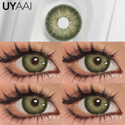 Lentes para Olhos Azuis, Verdes Naturais, Castanhos e Cinzas