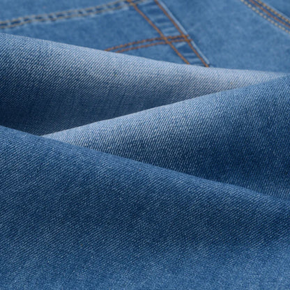 Bermuda Jeans Slim Fit com Elasticidade em Tecido Fino