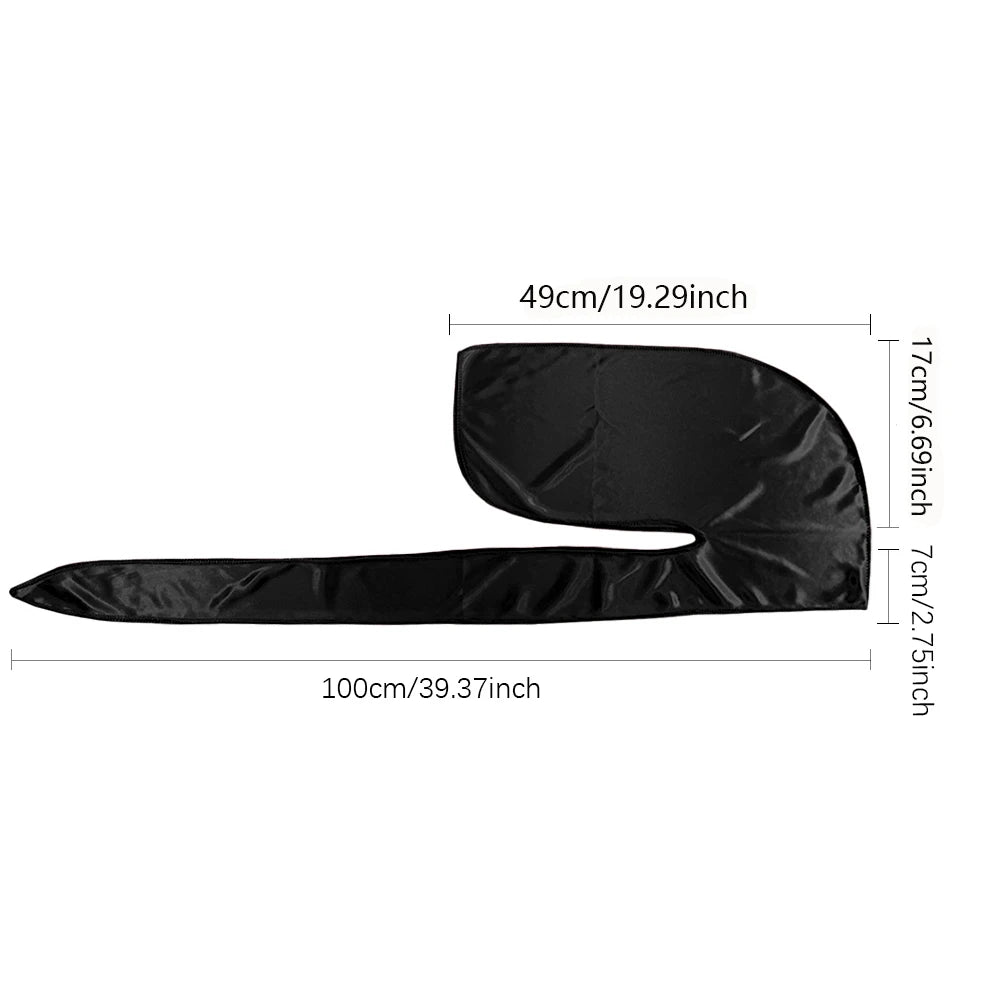 Unisex Durag de Seda para Homens e Mulheres