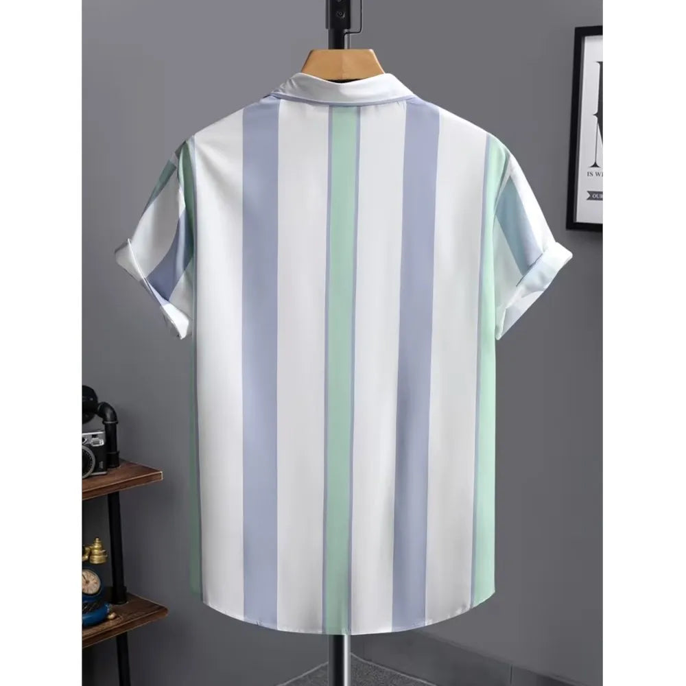 Camisa Casual de Estilo Simples e Versátil