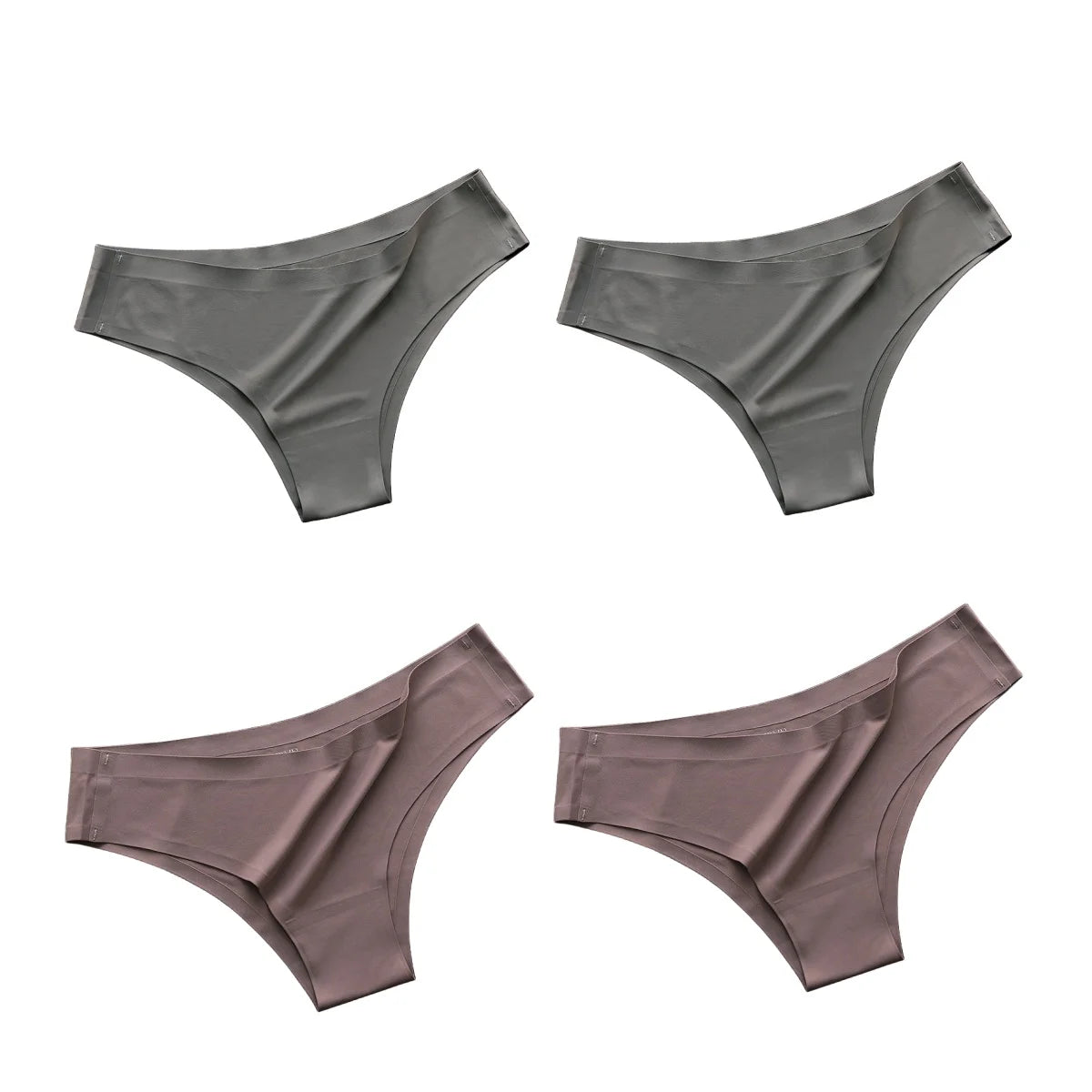 Conjunto com 4 Calcinhas Brasileiras Sem Costura