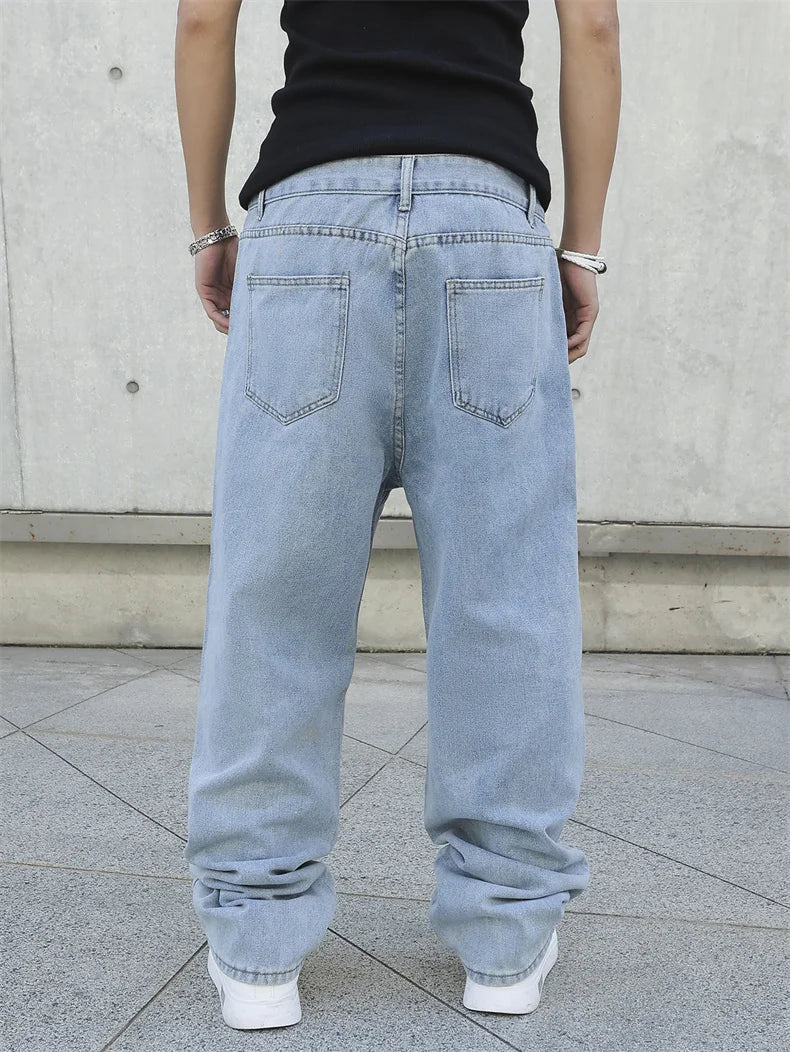 Calça Jeans com Caimento Amplo (Baggy)