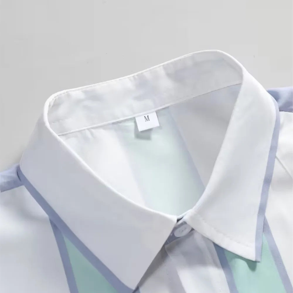 Camisa Casual de Estilo Simples e Versátil