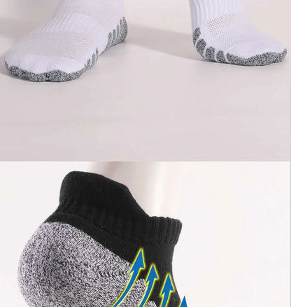 3 Pares de Meias de Corrida com Sola de Toalha Grossa