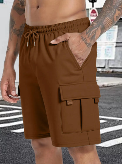 Bermudas Cargo com Vários Bolsos