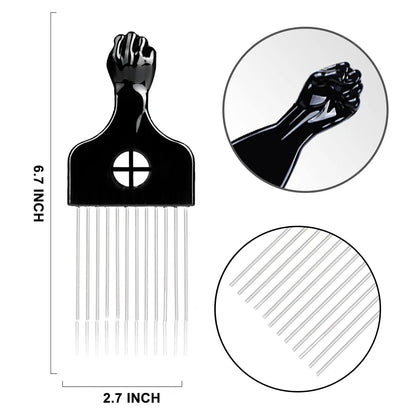 Kit de Ferramentas de Estilização com Pente Garfo