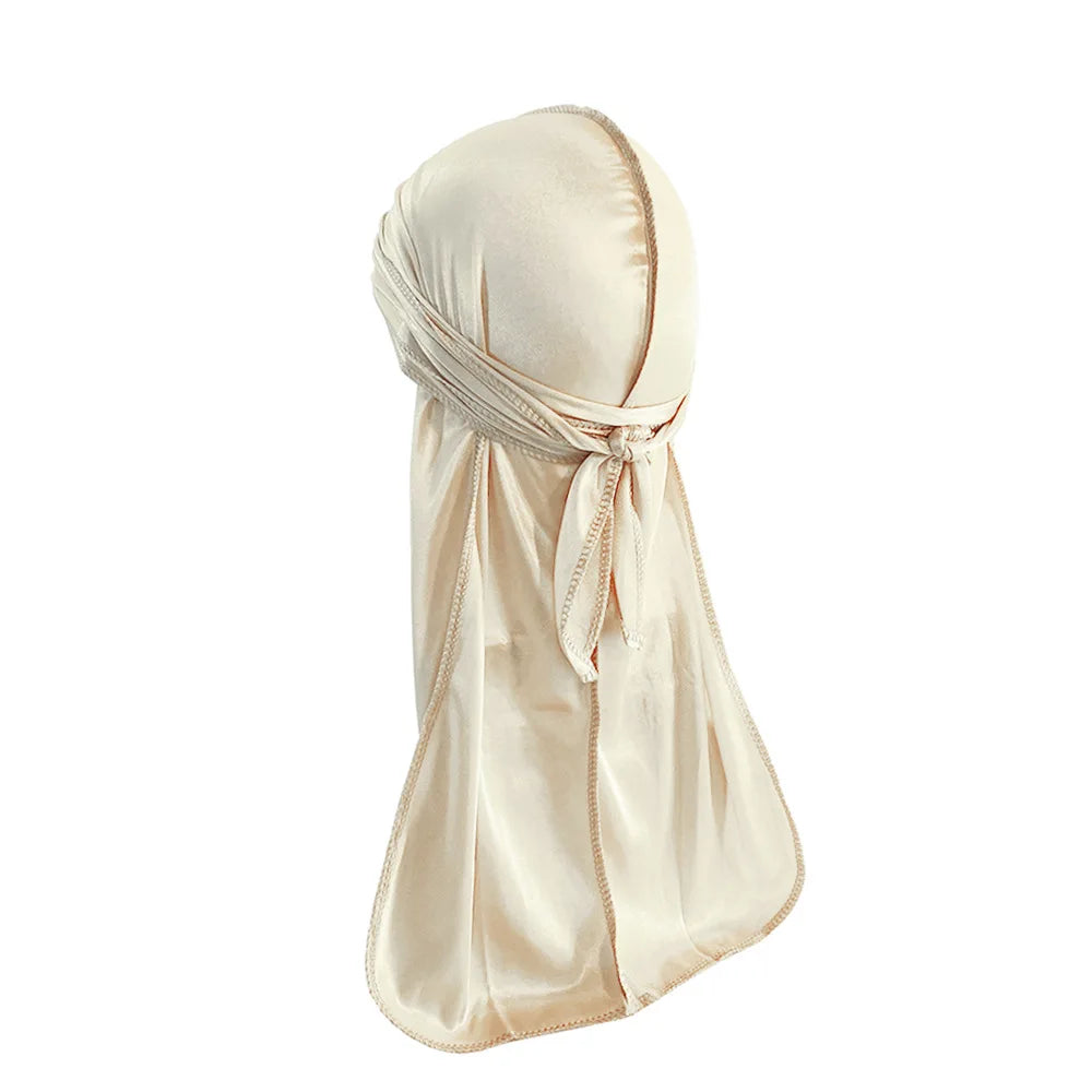 Unisex Durag de Seda para Homens e Mulheres
