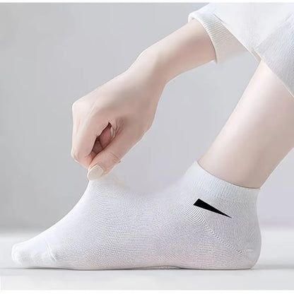 Kit de 3 ou 10 Pares de Meias Unissex de Cano Curto Comfort-Fit