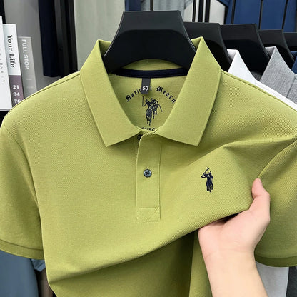 Camisa Polo 100% Algodão de Manga Curta